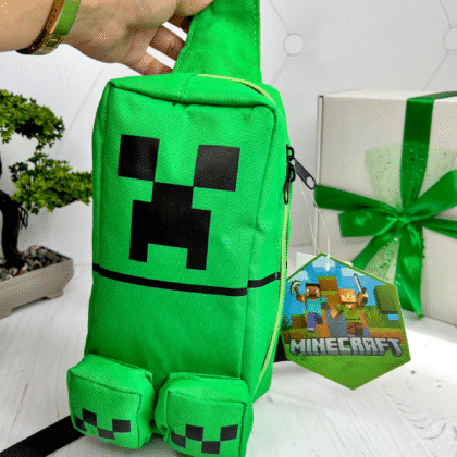 Сумка нагрудна Minecraft Кріпер Майнкрафт бананка