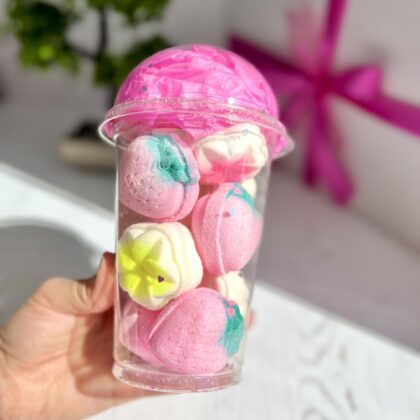 Бомбочки для ванни в стакані Квіти