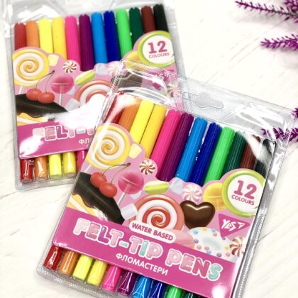 Фломастери 12 кольорів