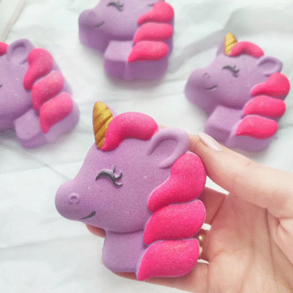 Бомбочка для ванни Єдиноріжка