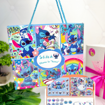 Набір прикрас Стіч, браслети по типу Пандори у вигляді адвент календаря