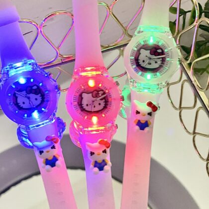 Годинник з підсвіткою Кітті