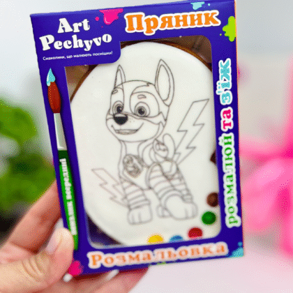 Пряник-розмальовка Гонщик