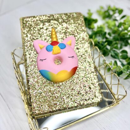 Блокнот Єдиноріжка Сквіш Глітер