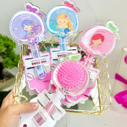 Розчіска Русалонька з сипучими блискітками