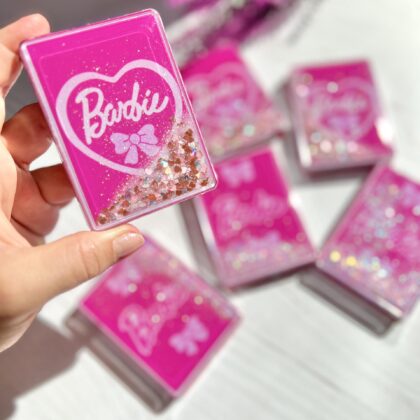 Дзеркальце з плаваючими блискітками Барбі