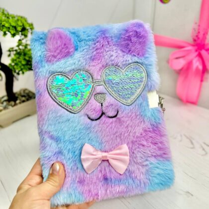 Блокнот Котик Сердечки на замочку