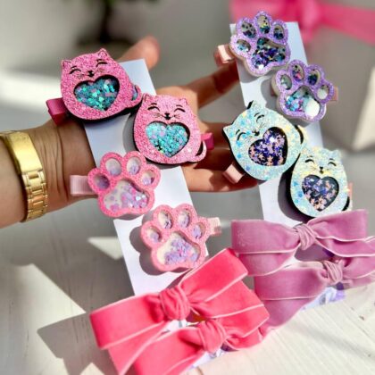 Набір заколок Котики ручної роботи