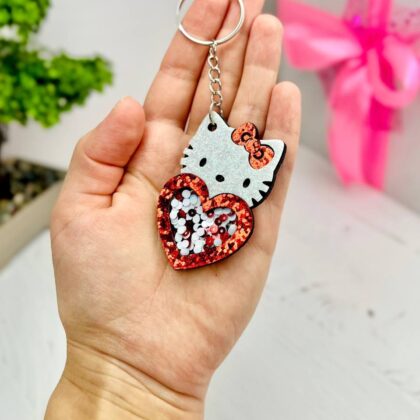 Брелок-шейкер Hello Kitty ручної роботи