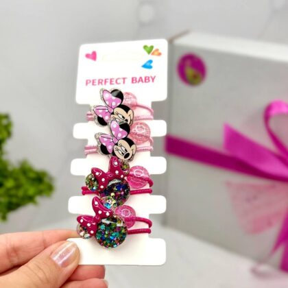 Набір резинок Мінні Маус рожеві