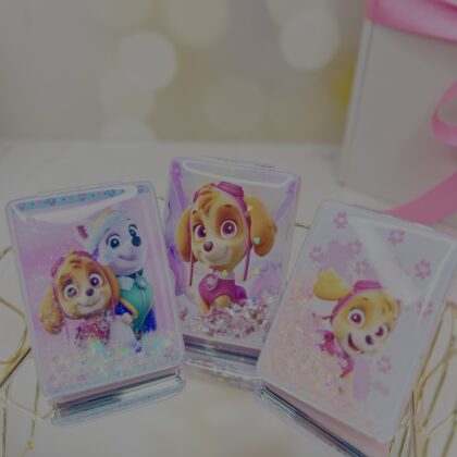 Дзеркальце Щенячий патруль з плаваючими блискітками