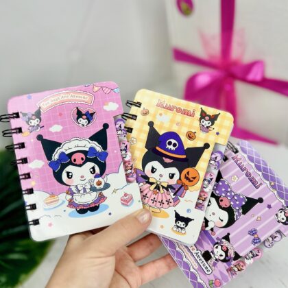 Блокнот-міні Куромі на спіралі з розділювачами