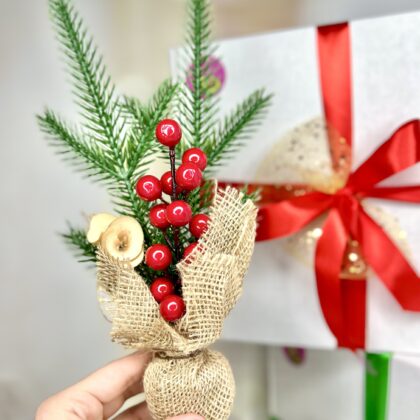 Декор гілочка Різдвяна