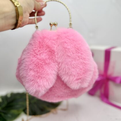 Сумочка Зайчик яскраво-рожева