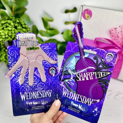 Маска для обличчя кольорова Венсдей Wednesday