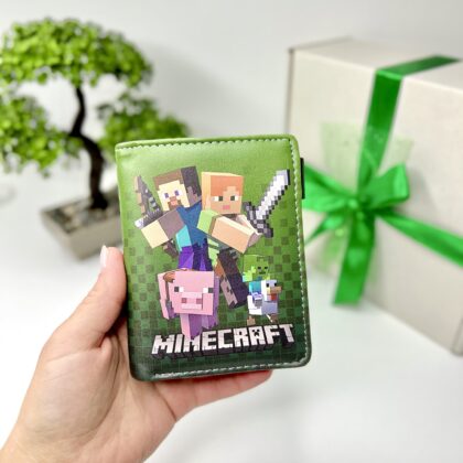 Гаманець зелений Майнкрафт Minecraft
