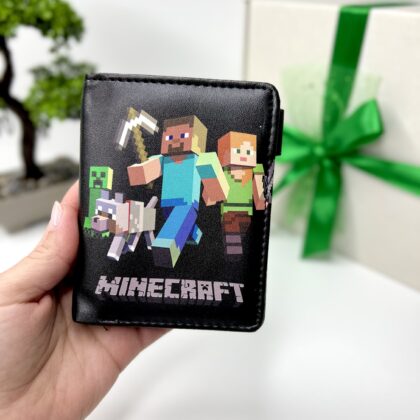 Гаманець Майнкрафт чорний