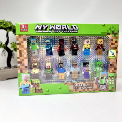 Набір фігурок зі зброєю Майнкрафт 12 греоїв Minecraft