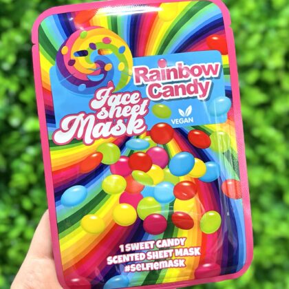 Маска для обличчя кольорова Rainbow Candy Райдужна Цукерка