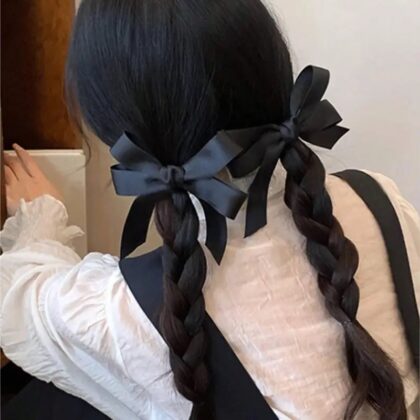 Бантики Чорні пара на зажимі