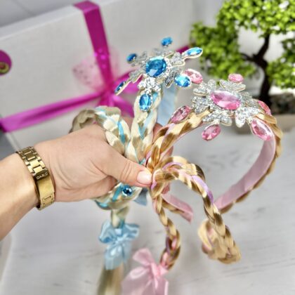 Обруч з косою Сніжинка