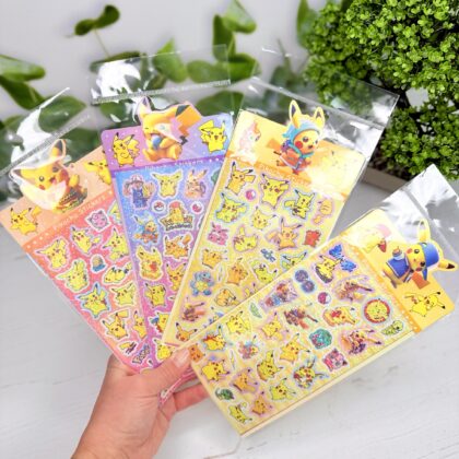 Набір наліпок Покемон Пікачу Pokémon (4 планшетки)