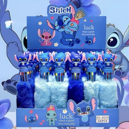 Ручка пухнаста Стіч на 10 кольорів