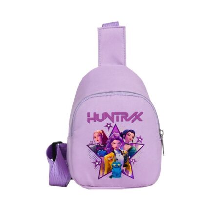 Сумочка нагрудна Huntrix бузкова Хантрікс