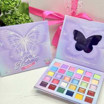 Палетка тіней, блиски для губ «Girls Makeup Метелик»