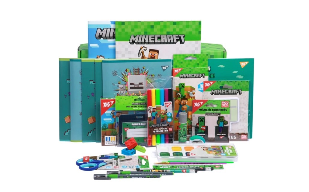 Подарунковий набір школяра Майнкрафт “Yes” Minecraft - Зображення 3