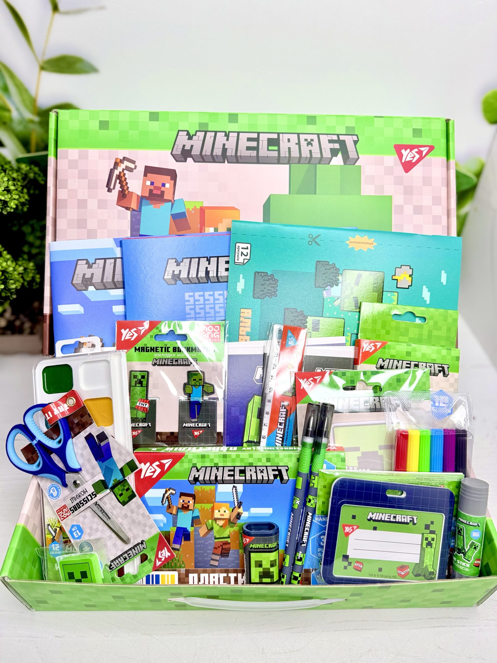 Подарунковий набір школяра Майнкрафт “Yes” Minecraft - Зображення 2