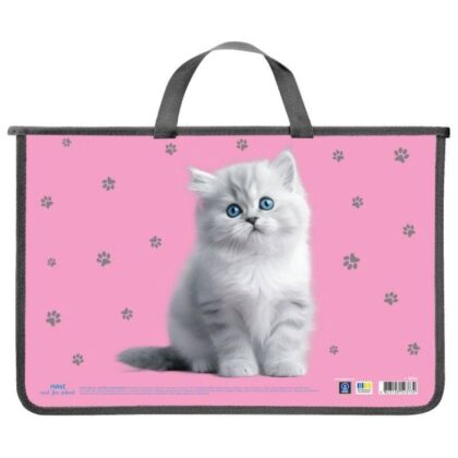 Папка-портфель А4 "Котик" "Maxi"