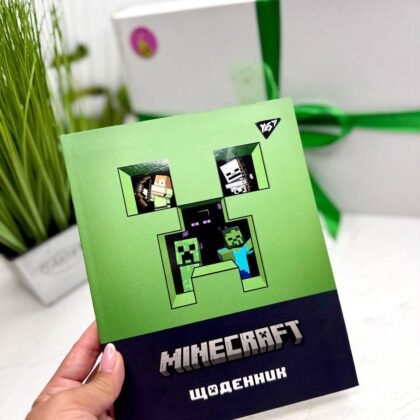 Щоденник шкільний "Майнкрафт.Кріпер" "Yes" Minecraft