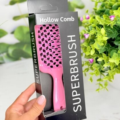 Розчіска "SUPERBRUSH" рожева Hollow Comb