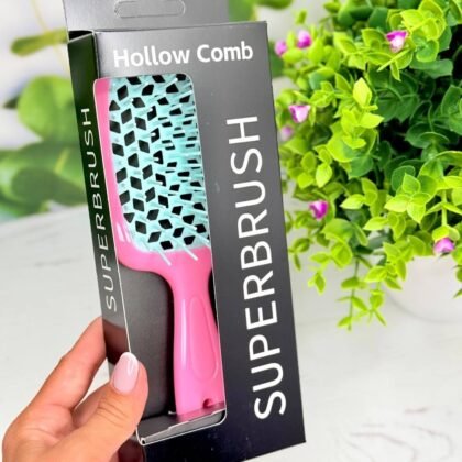 Розчіска "SUPERBRUSH" м'ятно-рожева
 Hollow Comb