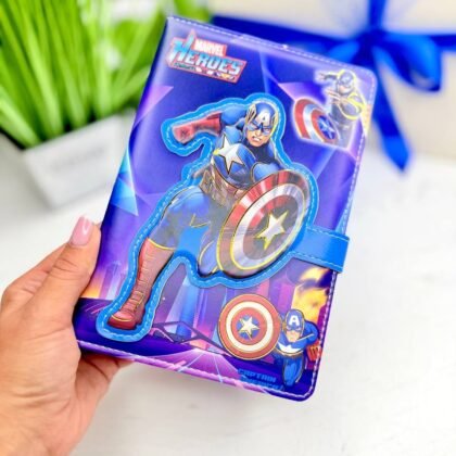 Блокнот-планер з кольоровими сторінками "Капітан Америка" Marvel Captain America